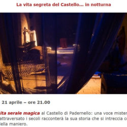 La Vita Segreta del Castello in notturna a Padernello