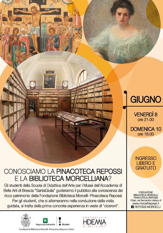 Conosciamo la Pinacoteca Repossi e la Biblioteca Morcelliana a Chiar