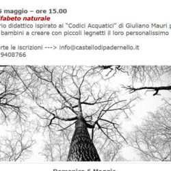 Il mio alfabeto naturale a Padernello