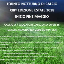 Torneo Notturno di Calcio a Pontoglio