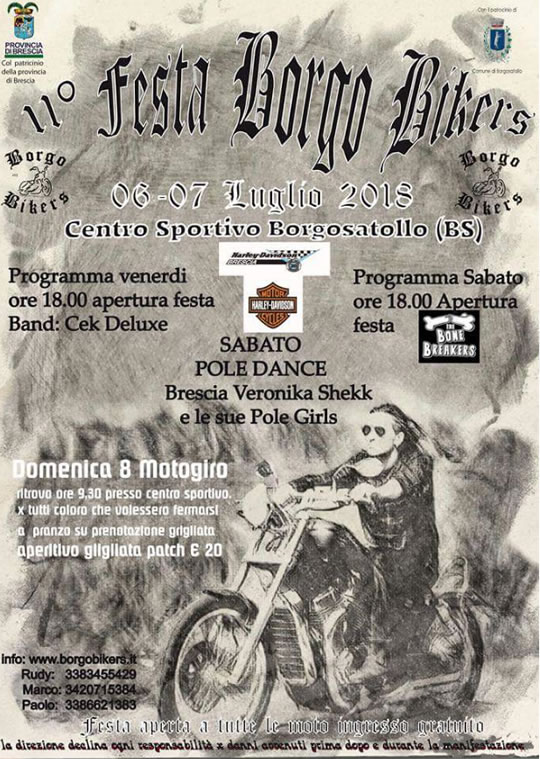 Festa Borgo Bikers a Borgosatollo