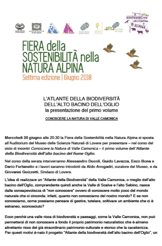 Fiera della Sostenibilità nella Natura Alpina a Lovere 