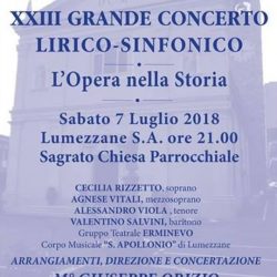 Grande Concerto Lirico Sinfonico a Lumezzane