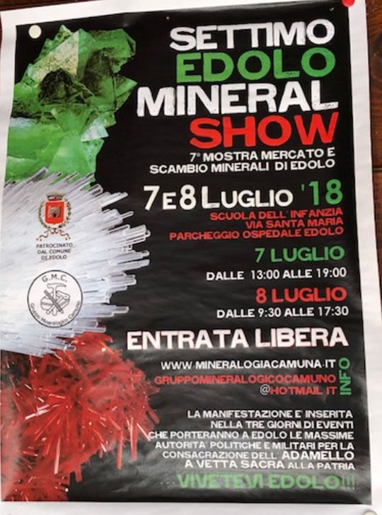 Settimo Edolo Mineral Show