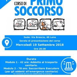 Presentazione Corso di Primo Soccorso a Leno