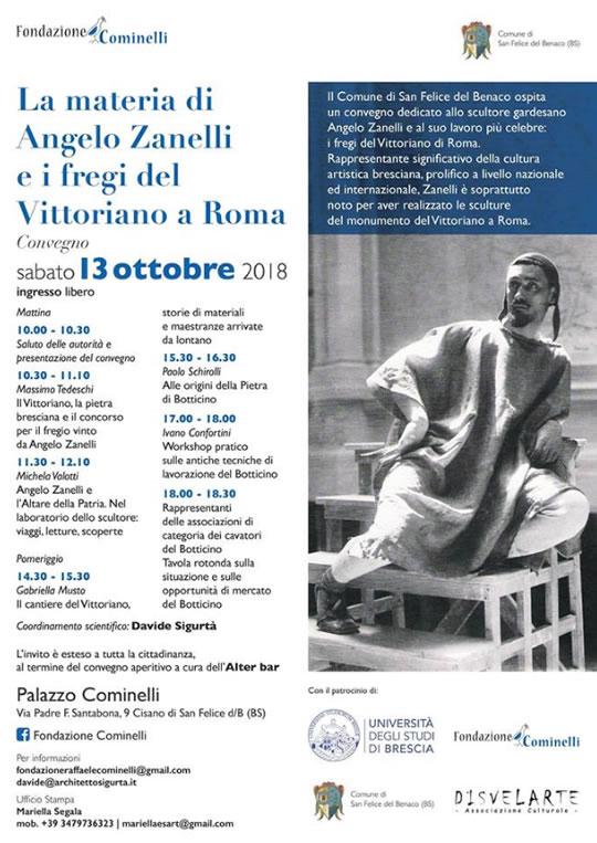 La Materia di Angelo Zanelli e i fregi del Vittoriano a Roma San Felice del Benaco