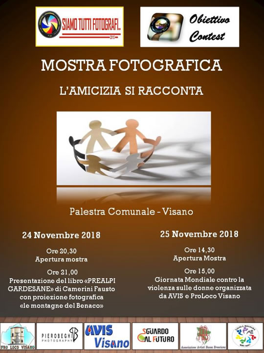 Mostra Fotografica L'Amicizia si Racconta a Visano 