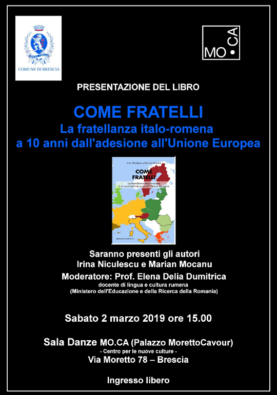 Presentazione del libro Come Fratelli a Brescia 