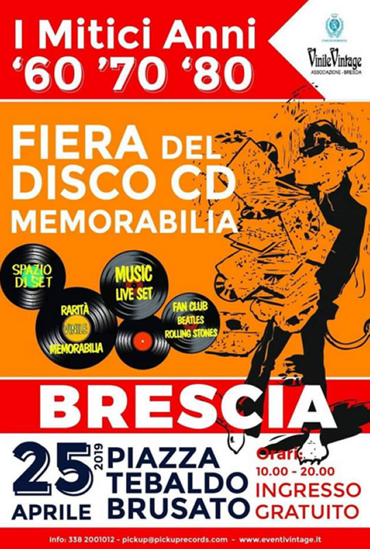 Fiera del Disco Memorabilia a Brescia 