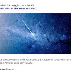 Quando miro in ciel arder le stelle a Padernello