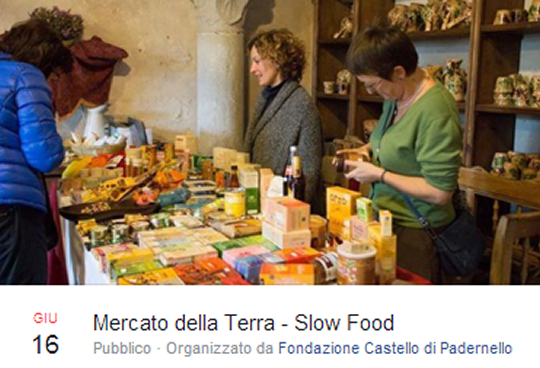 Mercato della Terra Slow Food a Padernello
