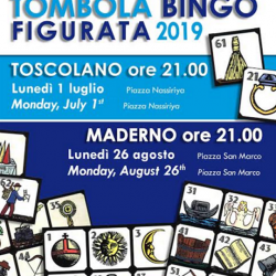 Tombola figurata tradizionale a Toscolano Maderno