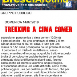 Trekking a Cima Comer