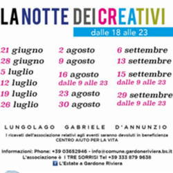 La Notte dei Creativi a Gardone Riviera