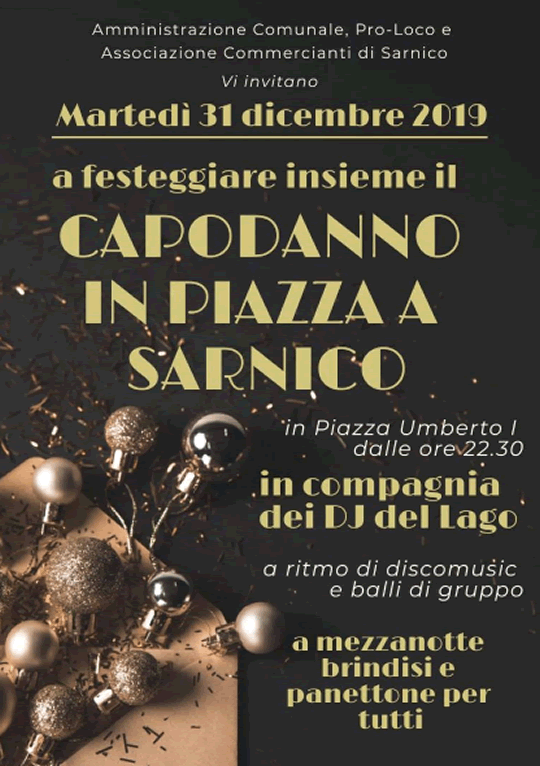 Capodanno in Piazza a Sarnico 