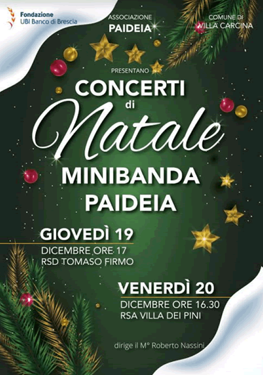 Concerti di Natale a Villa Carcina 