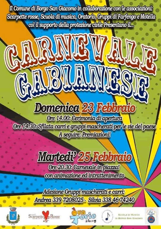 Carnevale Gabianese a Borgo San Giacomo 