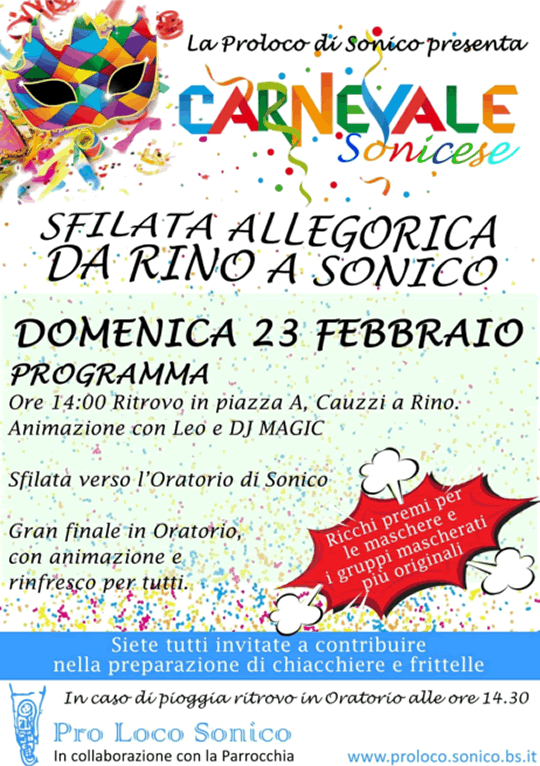 Carnevale Sonicese 