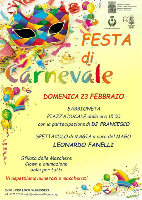 Festa di Carnevale a Sabbioneta 