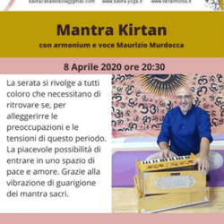 Mantra Kirtan con armonium e voce Maurizio Murdocca a Montichiari