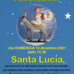 Santa Lucia per le vie del paese