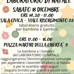 Laboratorio di natale a Cellatica