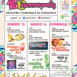 16° Summerparty a Cedegolo