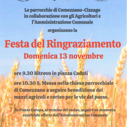 Festa del ringraziamento - Comezzano Cizzago