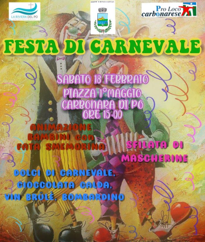 Festa di Carnevale a Borgocarbonara