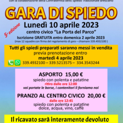 Gara di spiedo - 5° edizione - Caollebeato