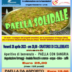 Paella Solidale - Collebeato