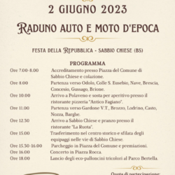 Raduno auto e moto d'epoca - Sabbio chiese