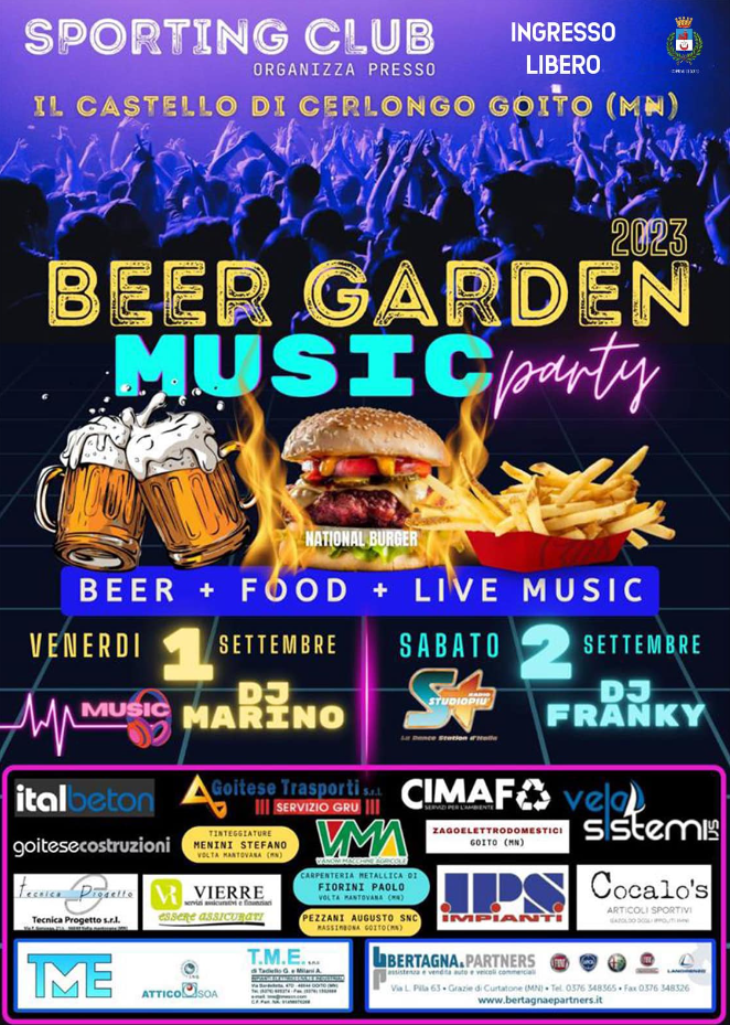 Beer garden music party - Goito (MN)