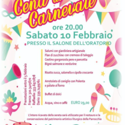 Cena di Carnevale - San Paolo