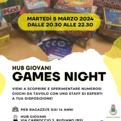 Games night - Rudiano