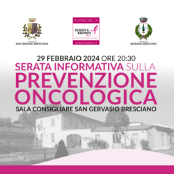 Serata informativa sulla prevenzione oncologica - Bassano Bresciano