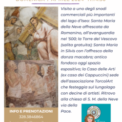 Visita guidata a Pisogne: gli affreschi di Romanino, S. Maria in Silvis, la Casa delle Arti