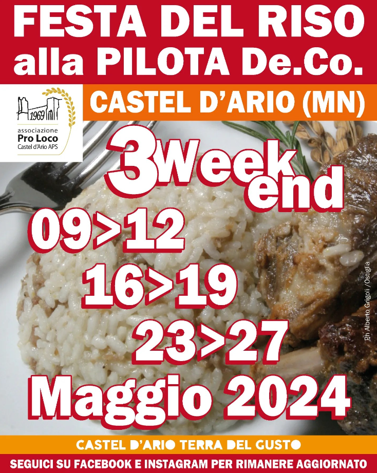 Festa del riso alla pilota - Castel d'Ario (MN)