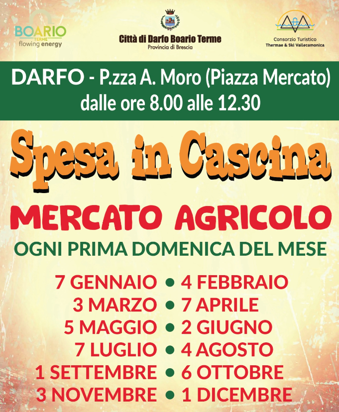 Spesa in cascina - mercato agricolo -  Darfo Boario Terme