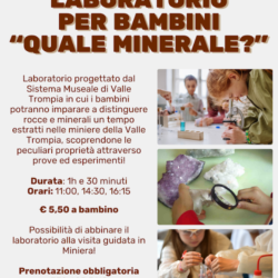 Laboratorio per bambini: Quale Minerale? - Pezzaze