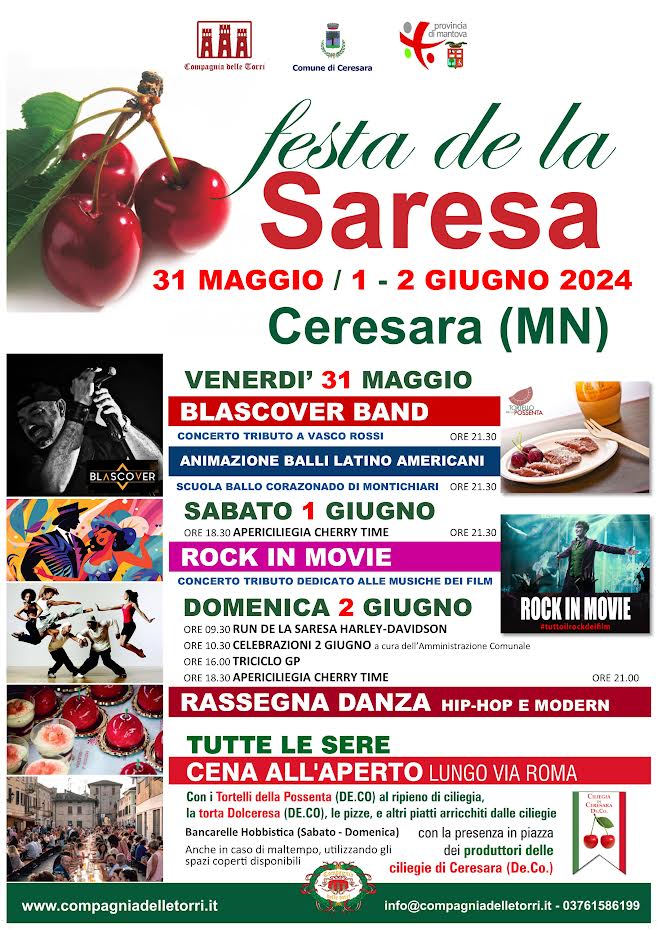 Festa de la Saresa – Ceresara (Mantova) - locandina aggiornata