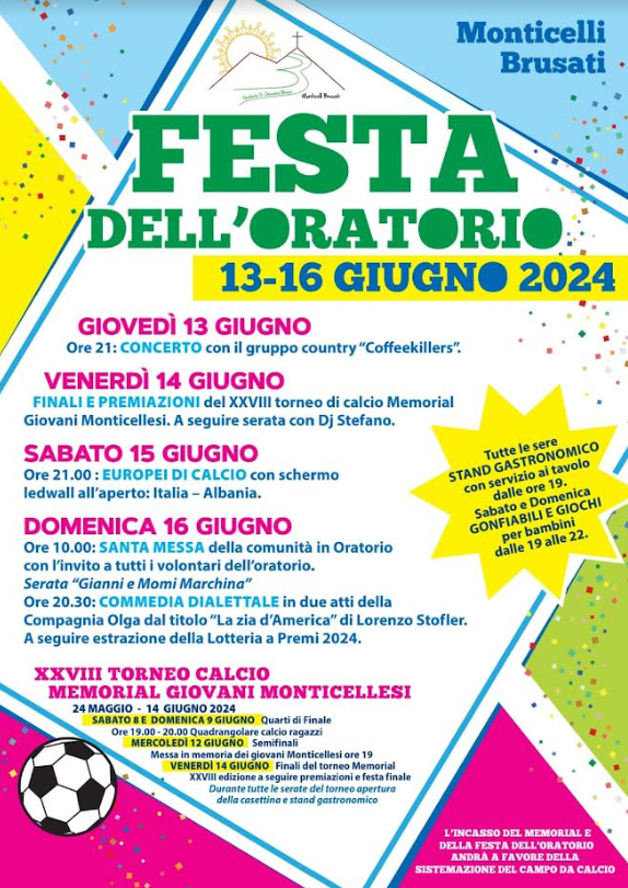 Festa dell'Oratorio - Monticelli Brusati
