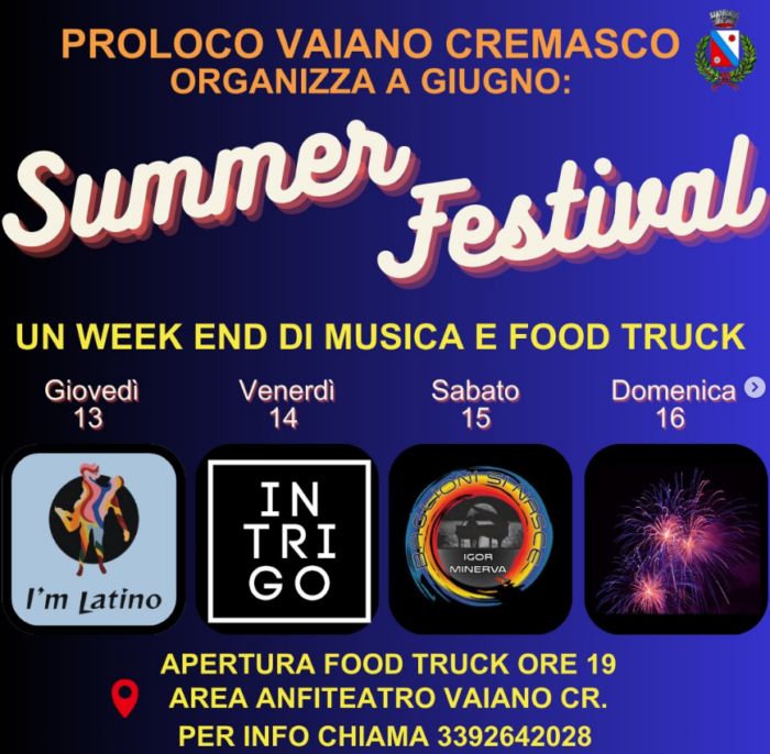Summer Festival a Vaiano Cremasco