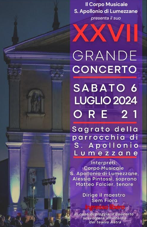 XXVIII Grande concerto lirico - Lumezzane