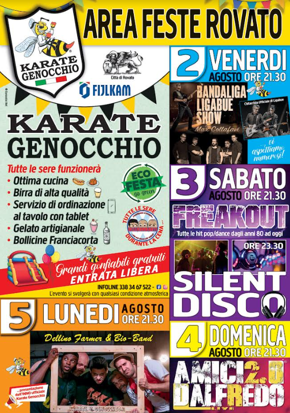 Festa Karate Genocchio - Rovato - Area Feste
