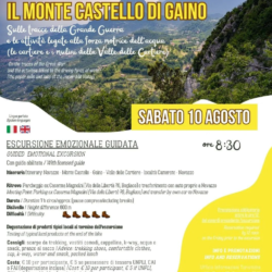 Il Monte Castello di Gaino a Gargnano