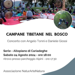 Campane tibetane nel bosco - Serle