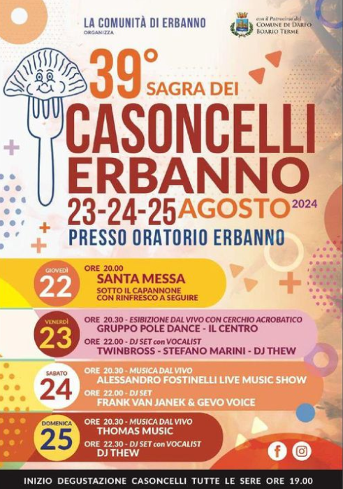 Sagra dei casoncelli di Erbanno - Darfo Boario Terme