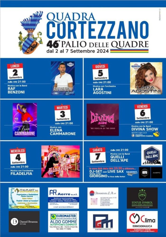 Programma quadra di Cortezzano