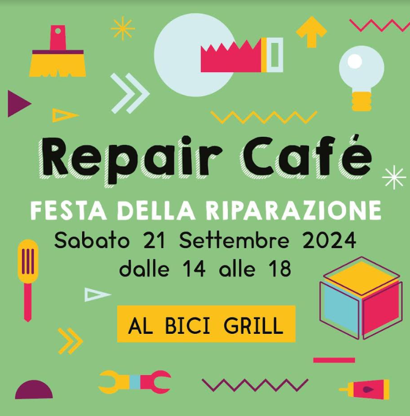 Reapir Café - Festa della Riparazione - BiciGrill di Sabbio Chiese